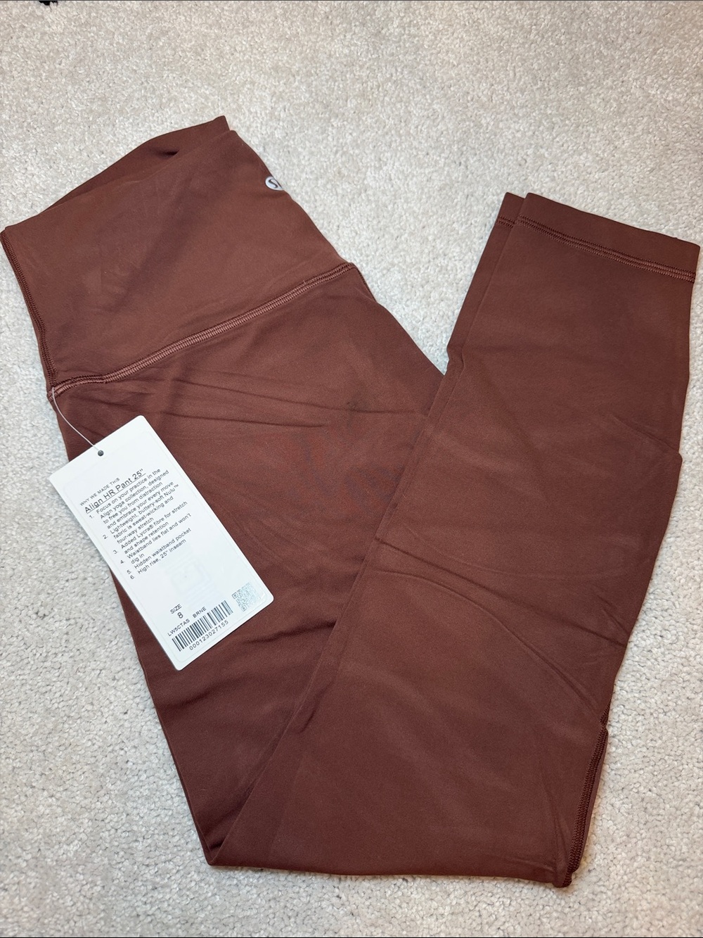 lululemon athletica High-Rise Rust Brown Leggings